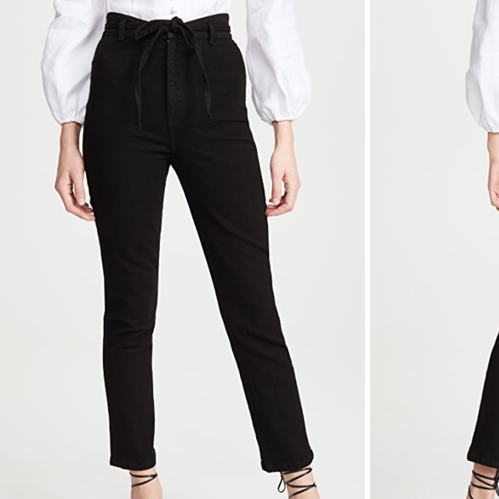 Reformation Vicki Jean Black Size Small
